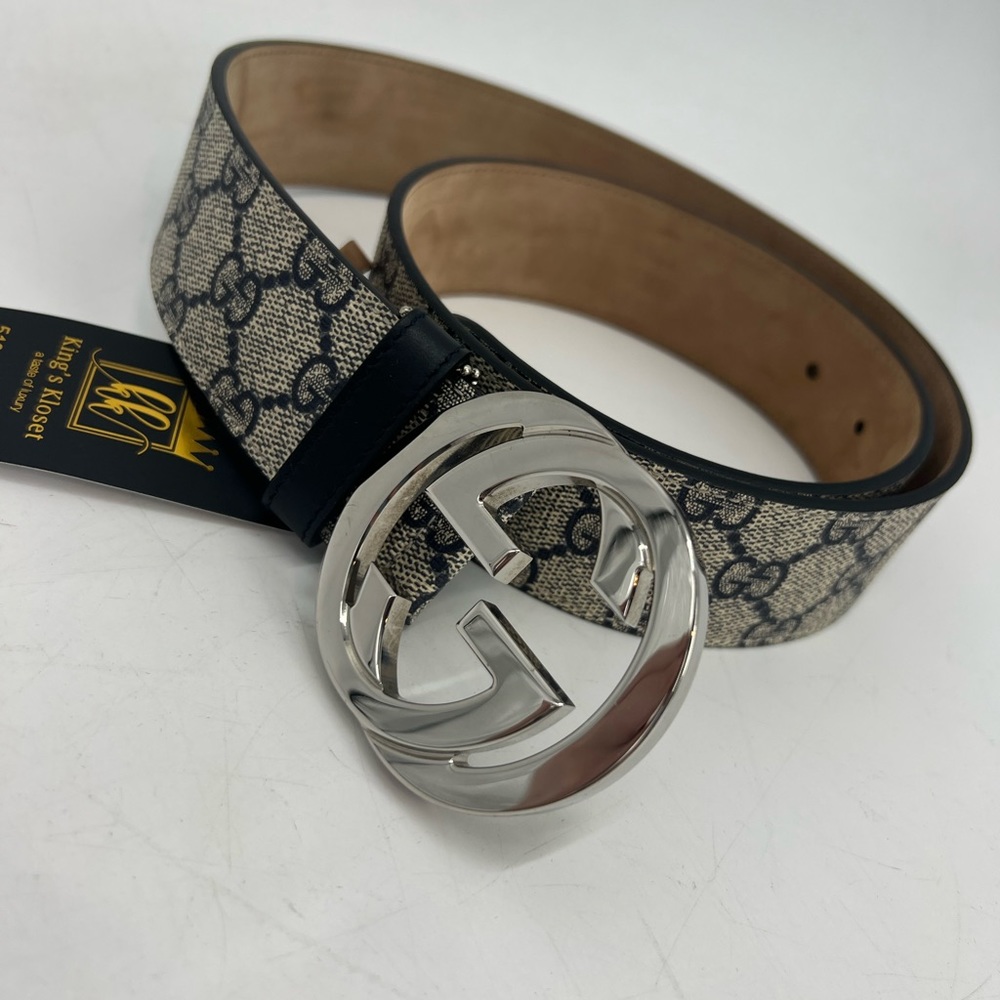 Gucci monogram GG buckle belt - Picture 10 of 13